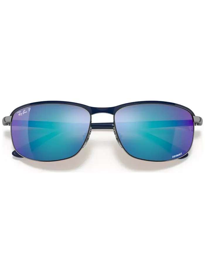 Унисекс поляризованные солнцезащитные очки, RB3671CH 60 Ray-Ban — изображение 5 из 7, синий