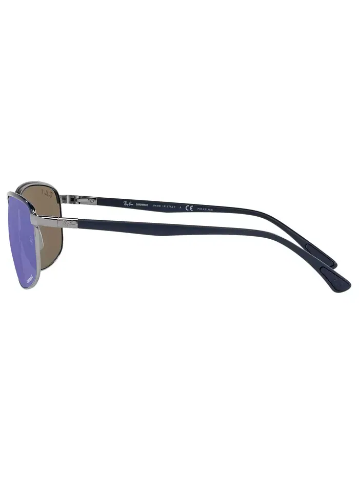 Унисекс поляризованные солнцезащитные очки, RB3671CH 60 Ray-Ban — изображение 6 из 7, синий