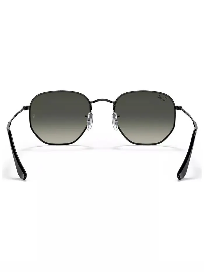 Солнцезащитные очки унисекс в шестиугольной оправе Ray-Ban — изображение 4 из 7, черный