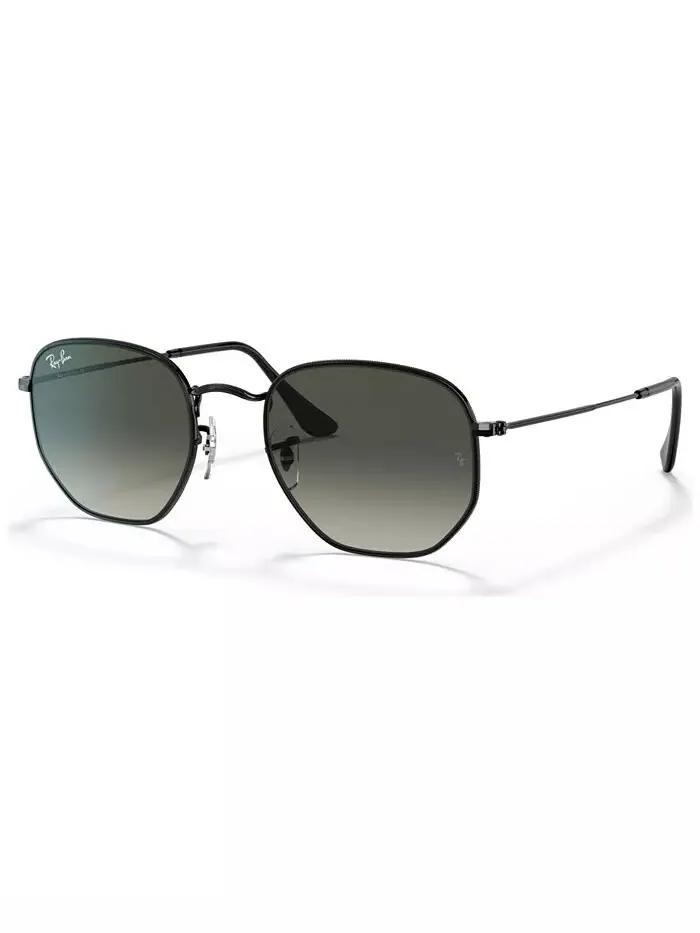 Солнцезащитные очки унисекс в шестиугольной оправе Ray-Ban — изображение 6 из 7, черный