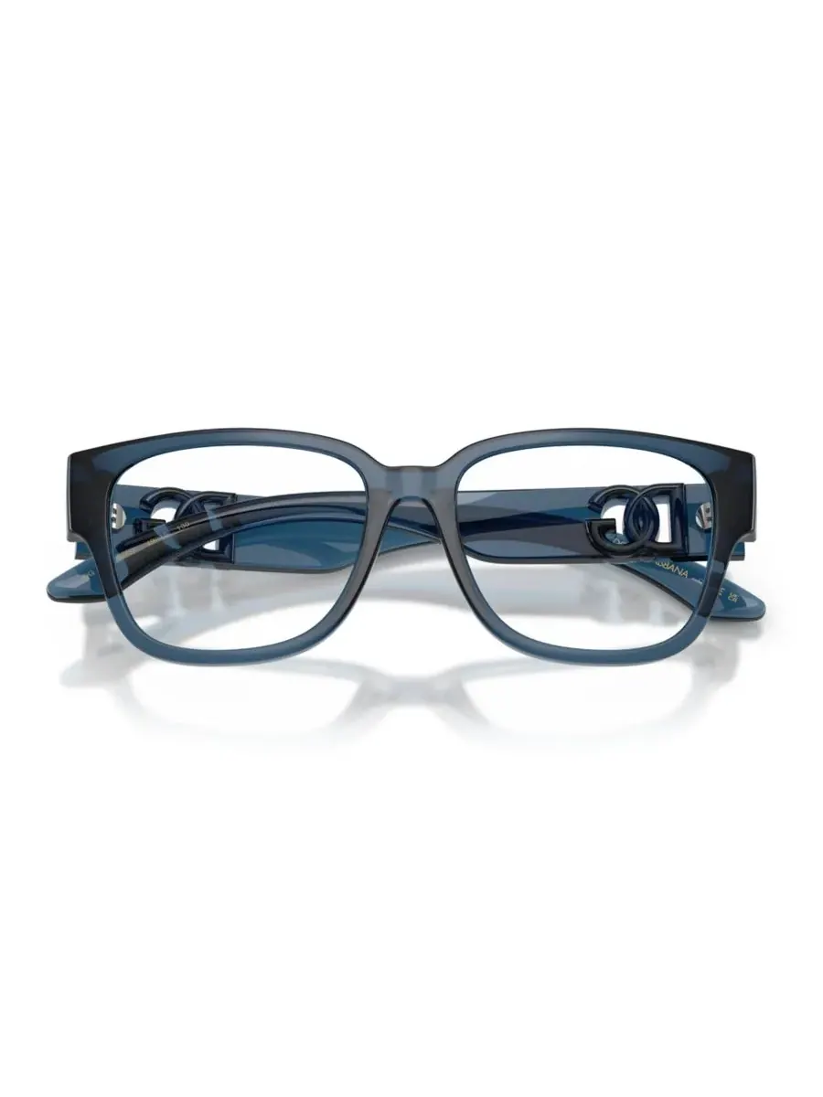 Мужские квадратные очки Dolce Gabbana, DX5006 Dolce&Gabbana — изображение 5 из 6, прозрачный синий
