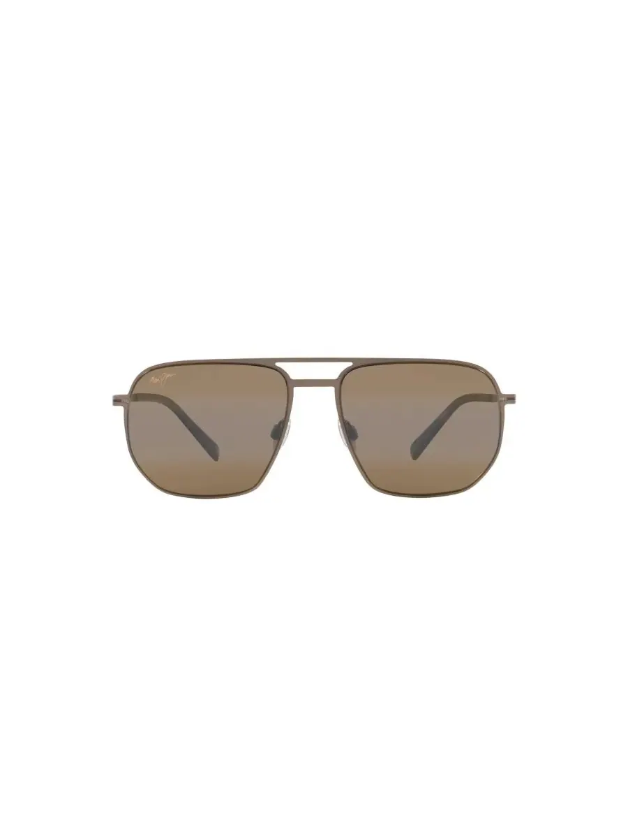 Поляризованные солнцезащитные очки Sharks Cove унисекс, MJ000745 Maui Jim — изображение 2 из 5, коричневый