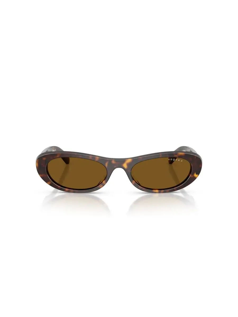 Женские поляризованные солнцезащитные очки, VO5695SU Vogue Eyewear, темно-havana — изображение 2 из 8, коричневый