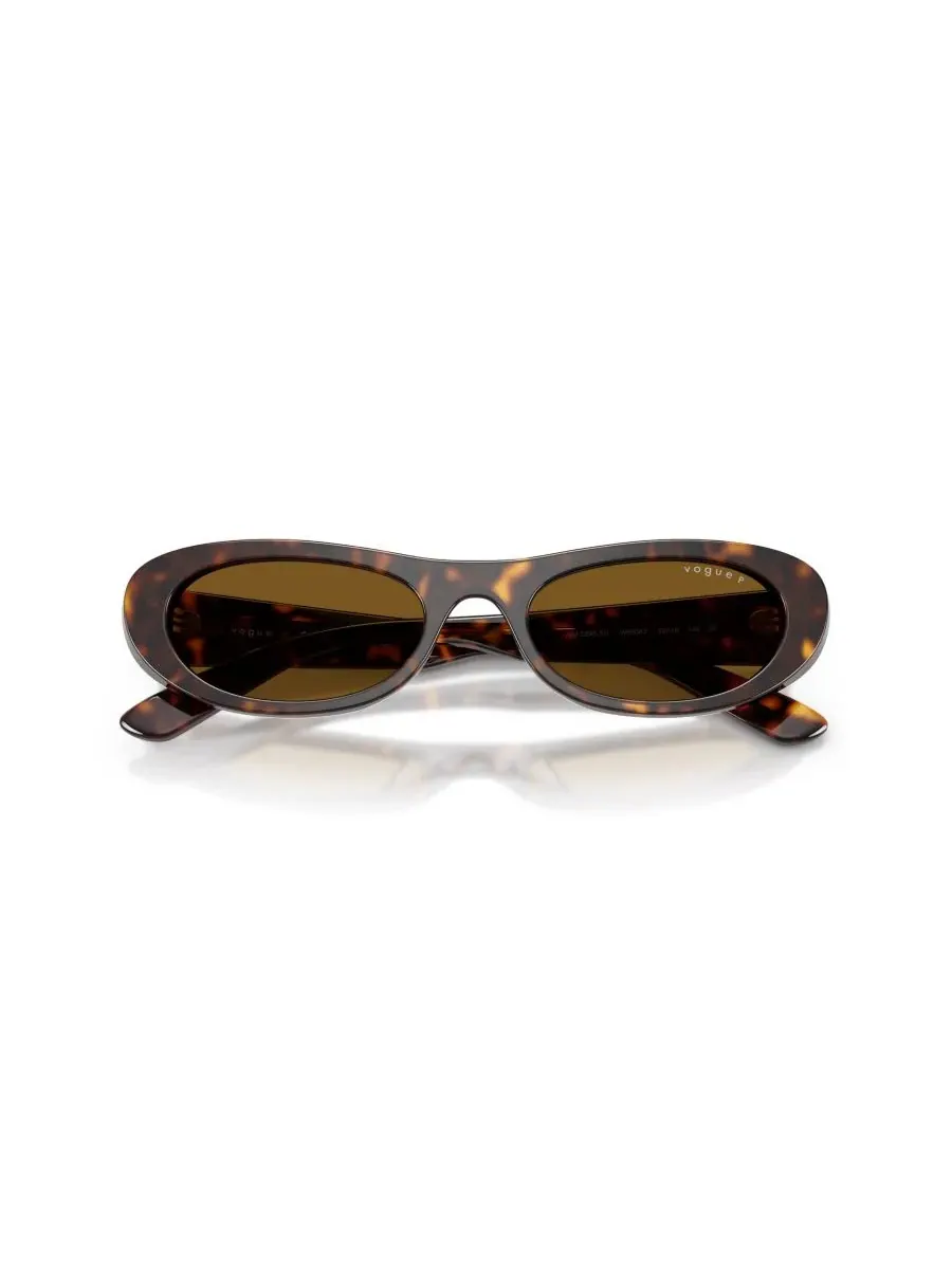 Женские поляризованные солнцезащитные очки, VO5695SU Vogue Eyewear, темно-havana — изображение 5 из 8, коричневый