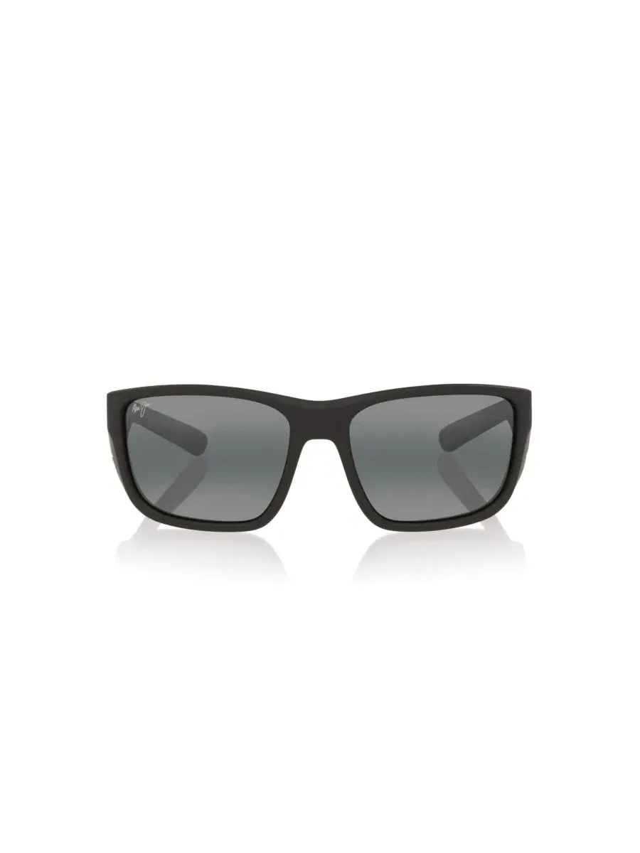 Универсальные поляризованные солнцезащитные очки Amberjack, MJ000744 Maui Jim — изображение 4 из 10, синий черный
