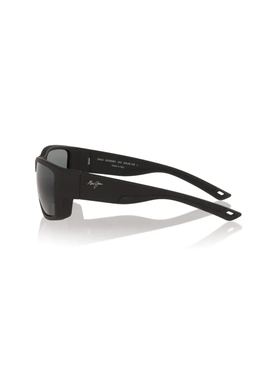 Универсальные поляризованные солнцезащитные очки Amberjack, MJ000744 Maui Jim — изображение 5 из 10, синий черный