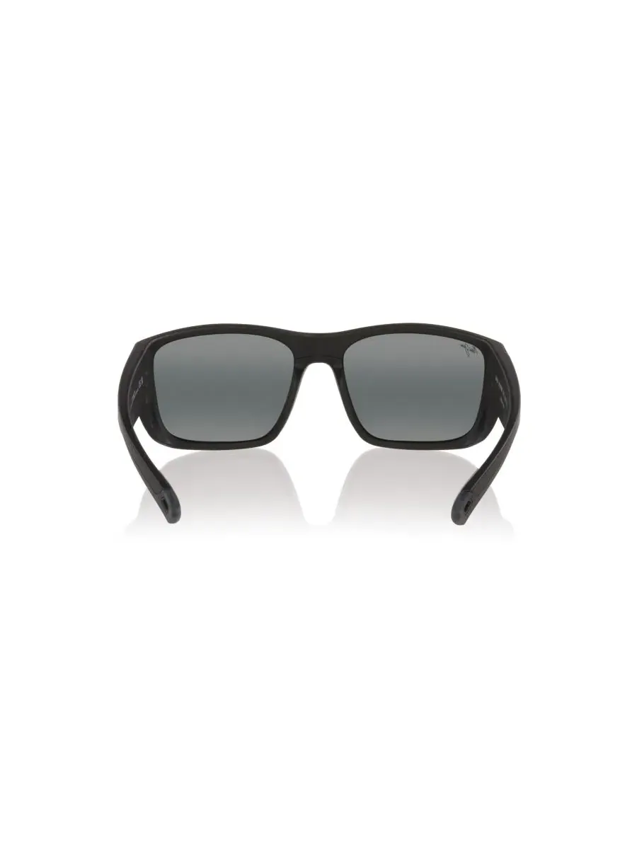 Универсальные поляризованные солнцезащитные очки Amberjack, MJ000744 Maui Jim — изображение 6 из 10, синий черный