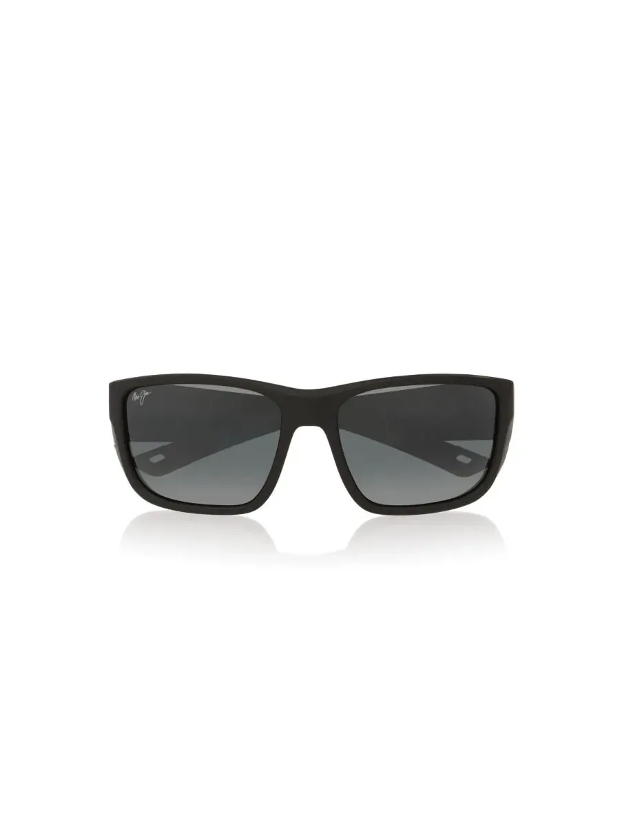 Универсальные поляризованные солнцезащитные очки Amberjack, MJ000744 Maui Jim — изображение 7 из 10, синий черный
