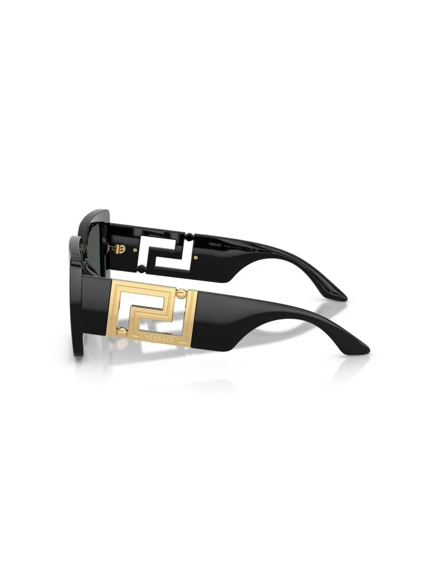 Женские квадратные солнцезащитные очки, VE4505U Versace — изображение 3 из 6, черный