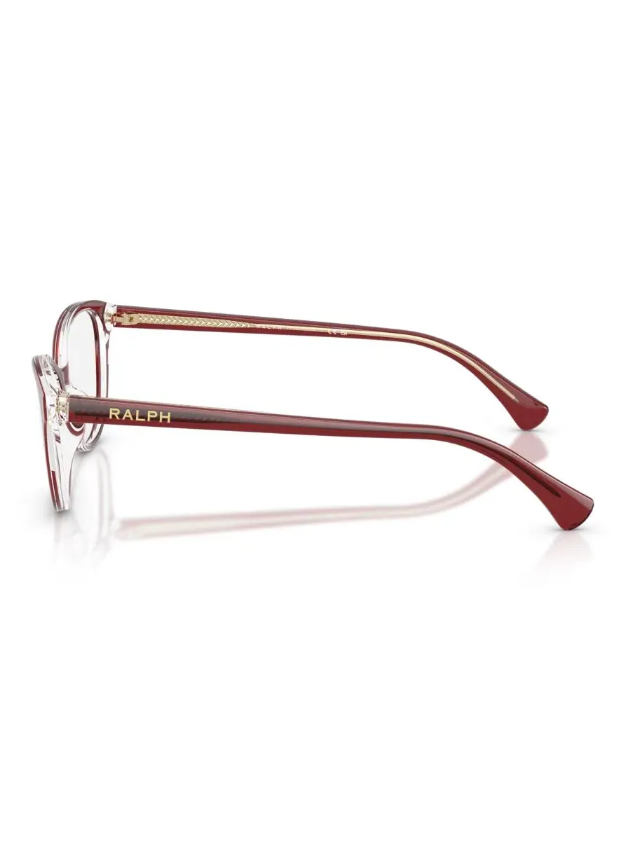 Очки для женщин, Oval, Acetate, Full Rim, RA7186U Ralph by Ralph Lauren — изображение 3 из 5, темный бордовый