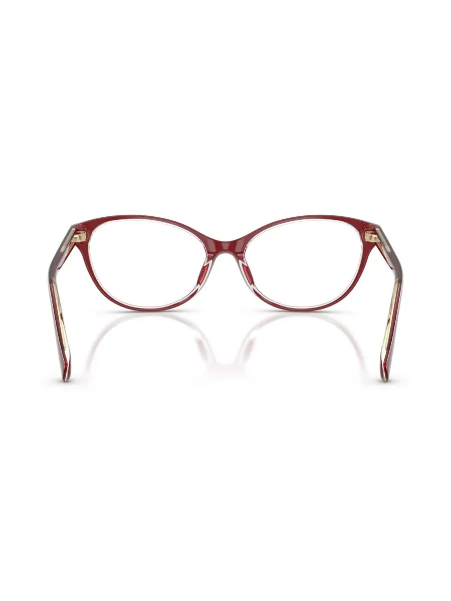 Очки для женщин, Oval, Acetate, Full Rim, RA7186U Ralph by Ralph Lauren — изображение 4 из 5, темный бордовый