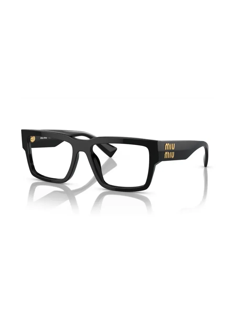 Женские очки в прямоугольной оправе из ацетата, модель Woman Rectangle Plastic MU 02XV MIU MIU