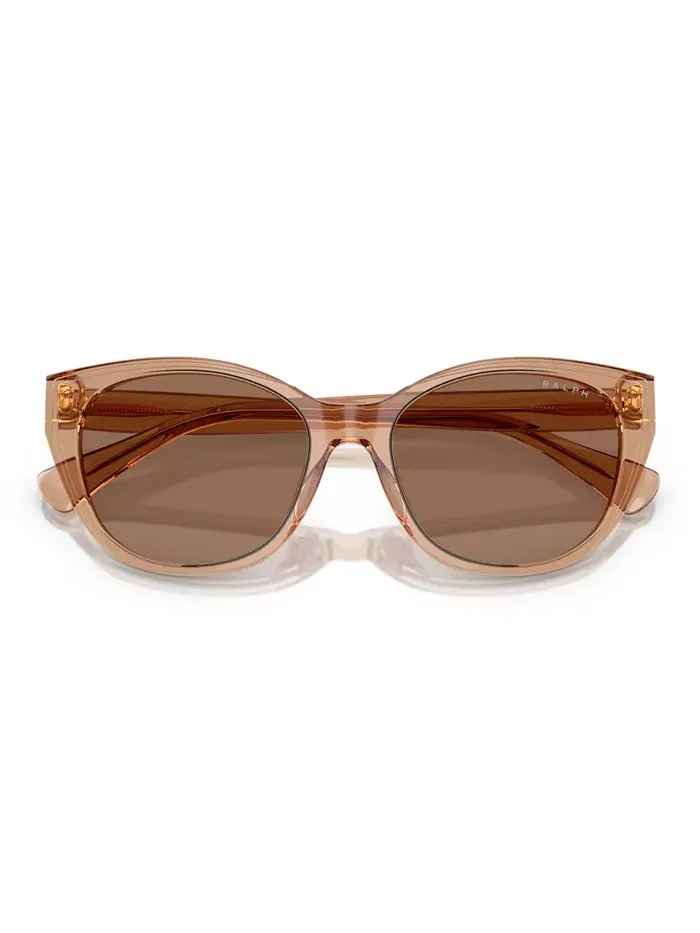 Женские солнцезащитные очки RA5324U Ralph by Ralph Lauren — изображение 5 из 6, прозрачный коричневый