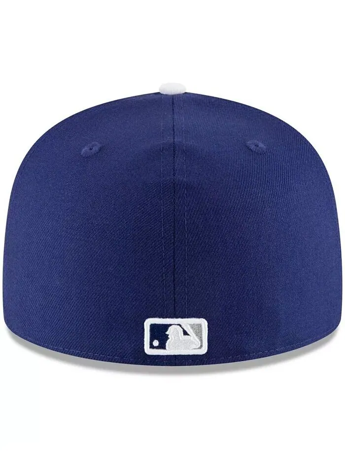 Мужская темно-синяя приталенная шляпа Los Angeles Dodgers World Series 1988 59FIFTY New Era — изображение 2 из 4, темно-синий