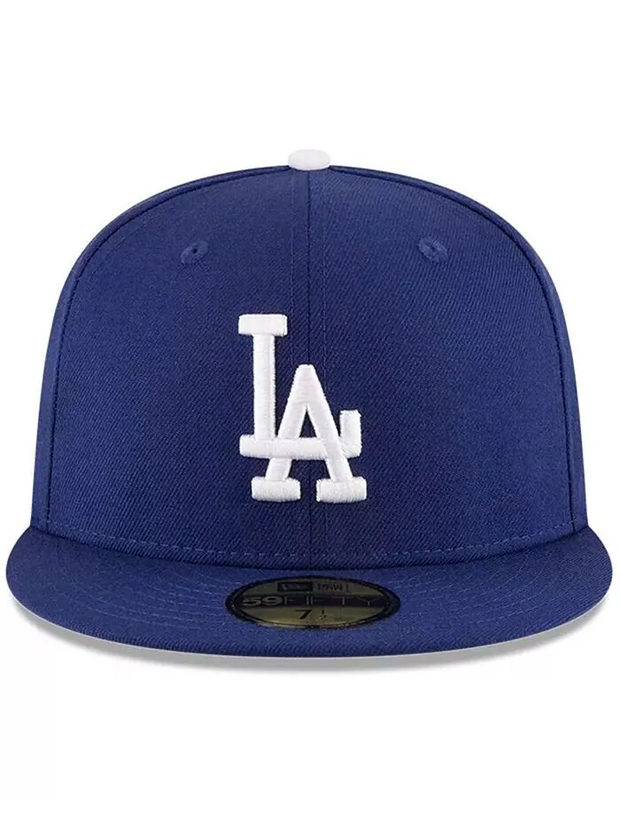 Мужская темно-синяя приталенная шляпа Los Angeles Dodgers World Series 1988 59FIFTY New Era — изображение 4 из 4, темно-синий