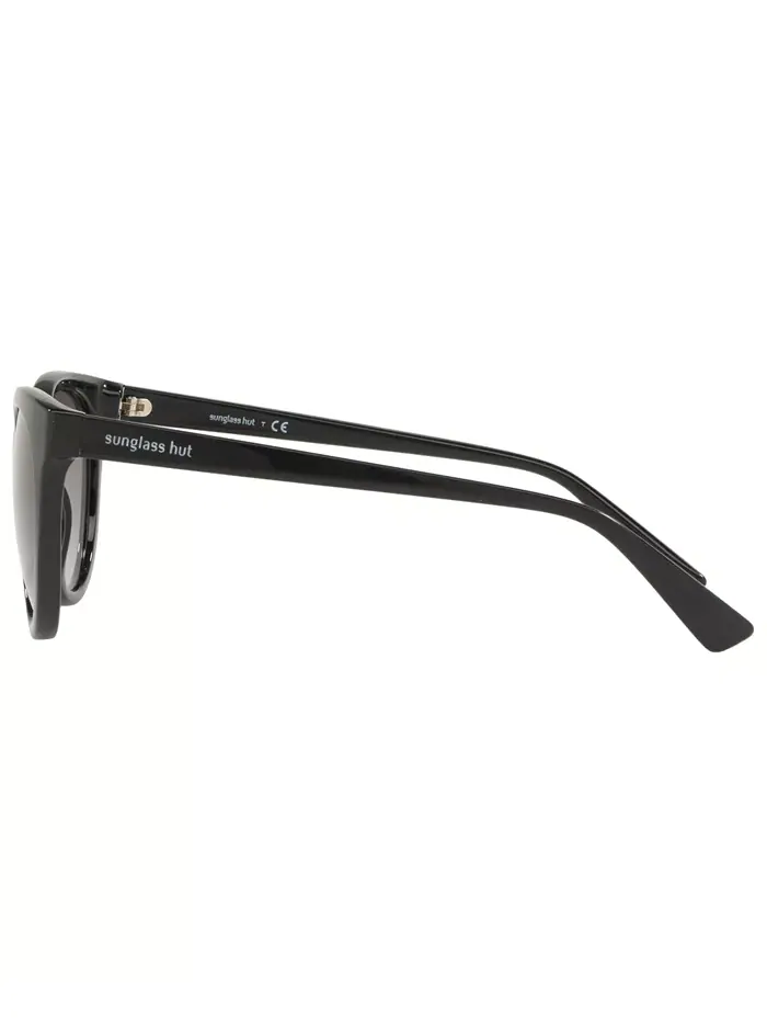 Солнцезащитные очки HU2011 53 Sunglass Hut Collection — изображение 6 из 6, черный/серый