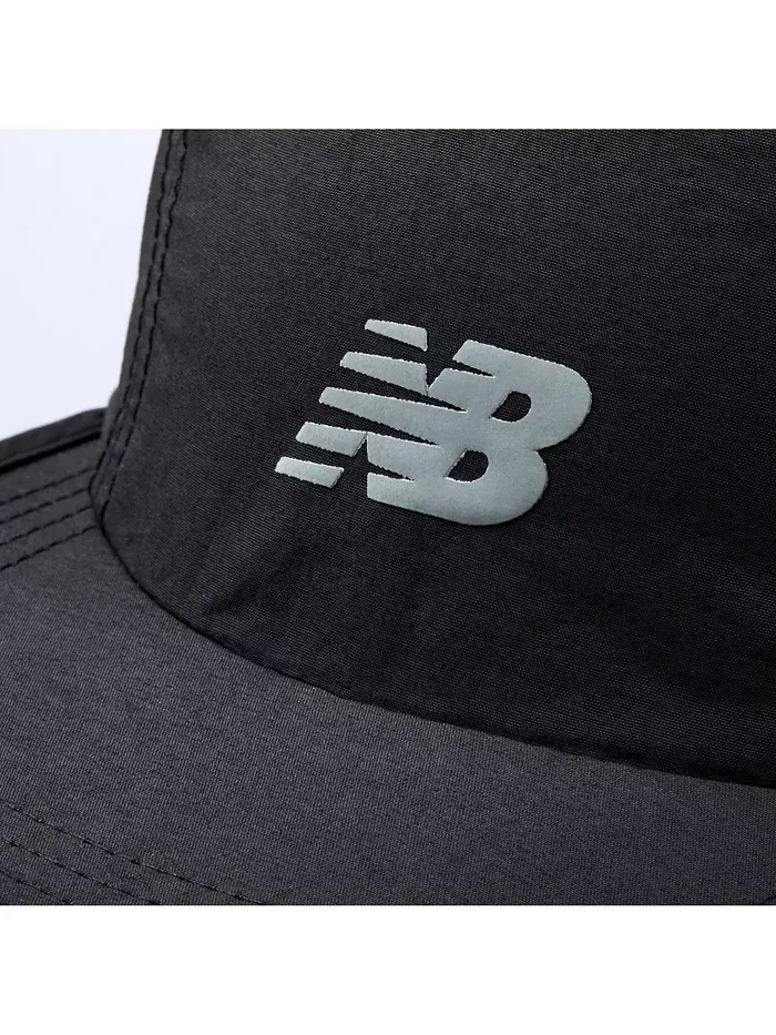 Мужская черная кемперская кепка Flying Logo с 5 панелями New Balance — изображение 6 из 6, черный