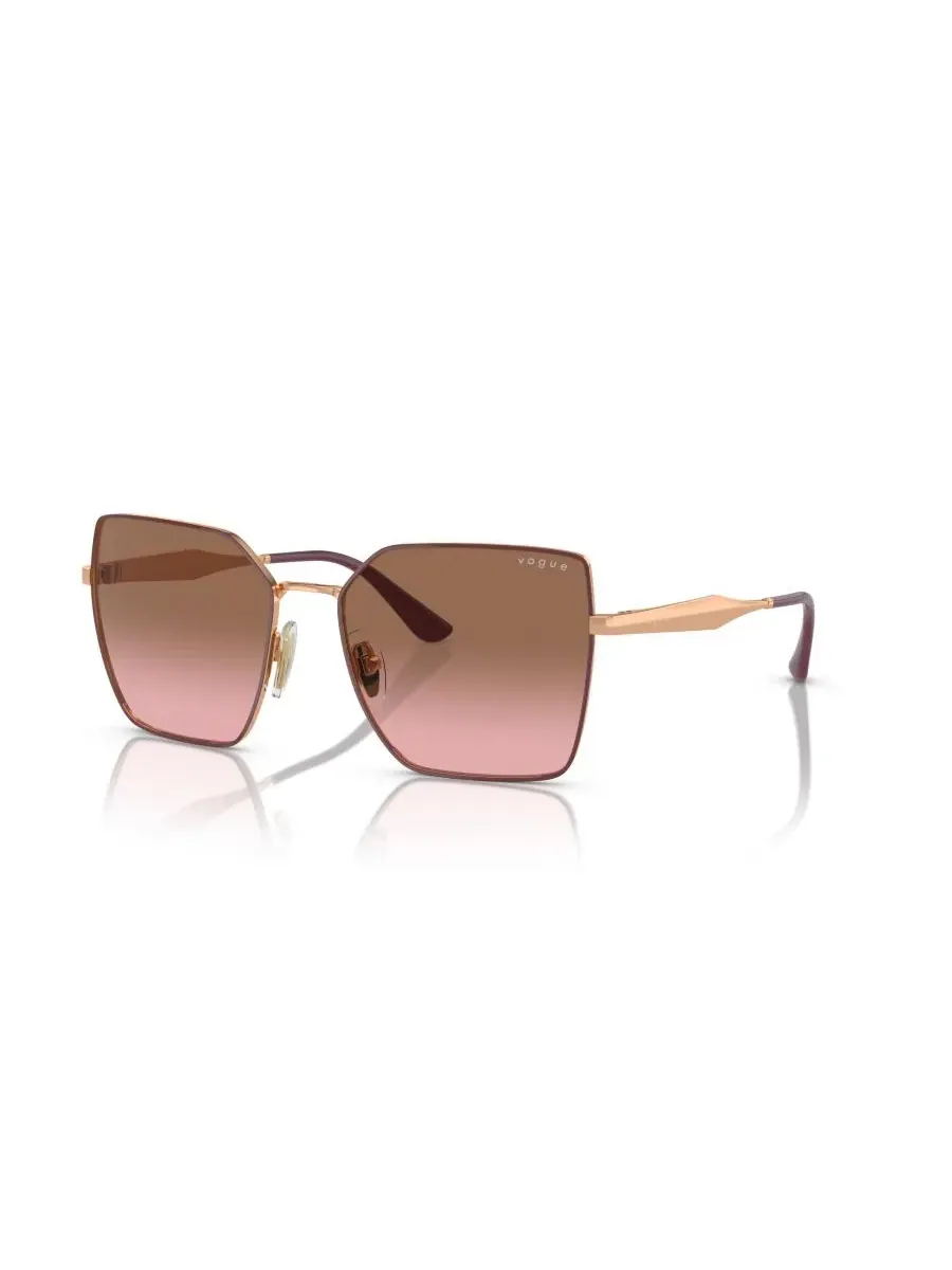 Солнцезащитные очки с квадратной металлической оправой Vogue Eyewear