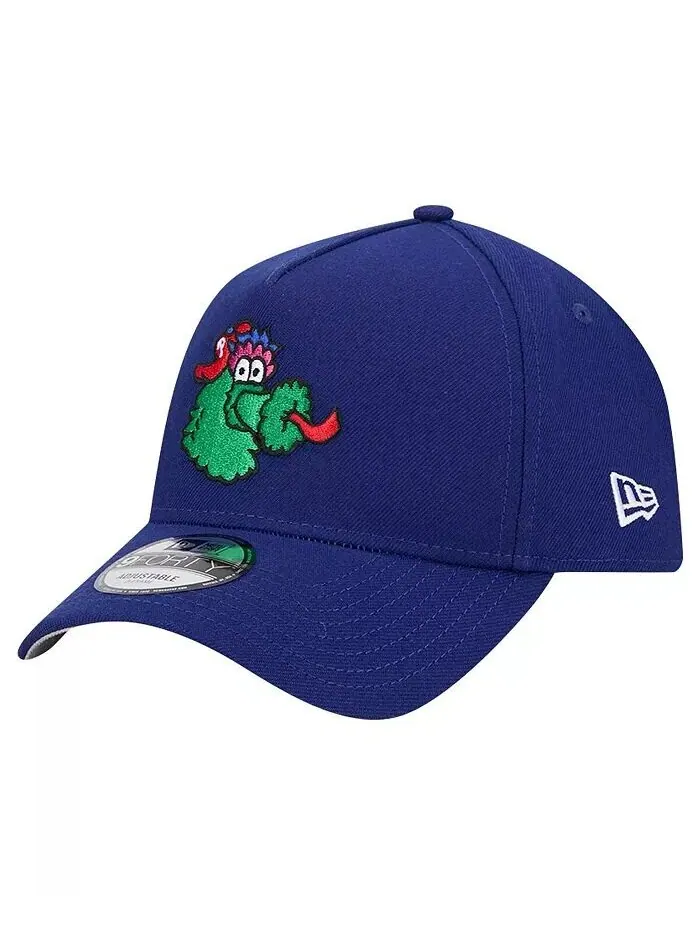 Мужская регулируемая шляпа Royal Philadelphia Phillies Phanatic 9FORTY с А-образной рамкой New Era — изображение 1 из 4