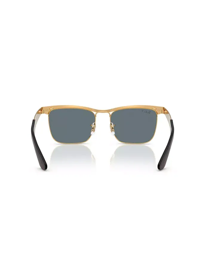 Унисекс солнцезащитные очки Wayfarer Deluxe с поляризацией, RB3875 Ray-Ban — изображение 6 из 6, золотистый