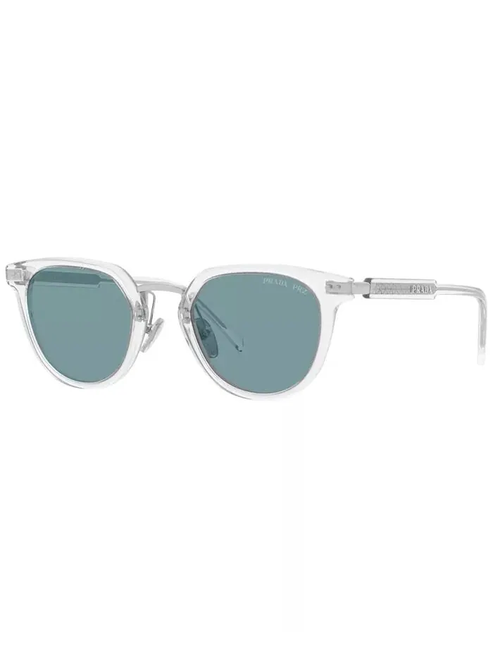 Круглые мужские солнцезащитные очки PRADA