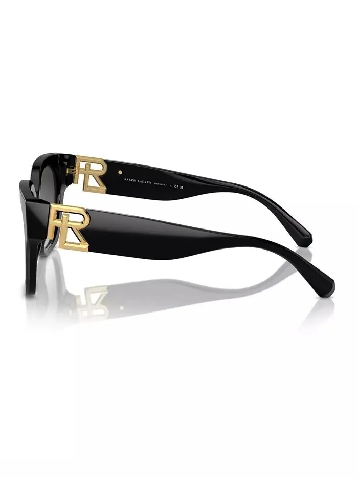 Женские солнцезащитные очки The Oversized Ricky Rl8221 Ralph Lauren — изображение 3 из 5, черный