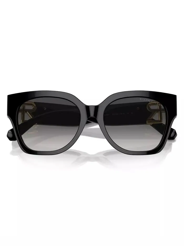 Женские солнцезащитные очки The Oversized Ricky Rl8221 Ralph Lauren — изображение 5 из 5, черный