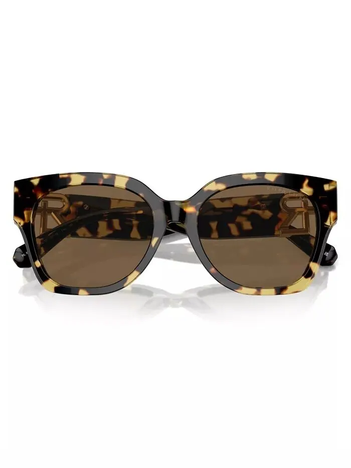 Женские солнцезащитные очки The Oversized Ricky Rl8221 Ralph Lauren — изображение 5 из 5, коричневый