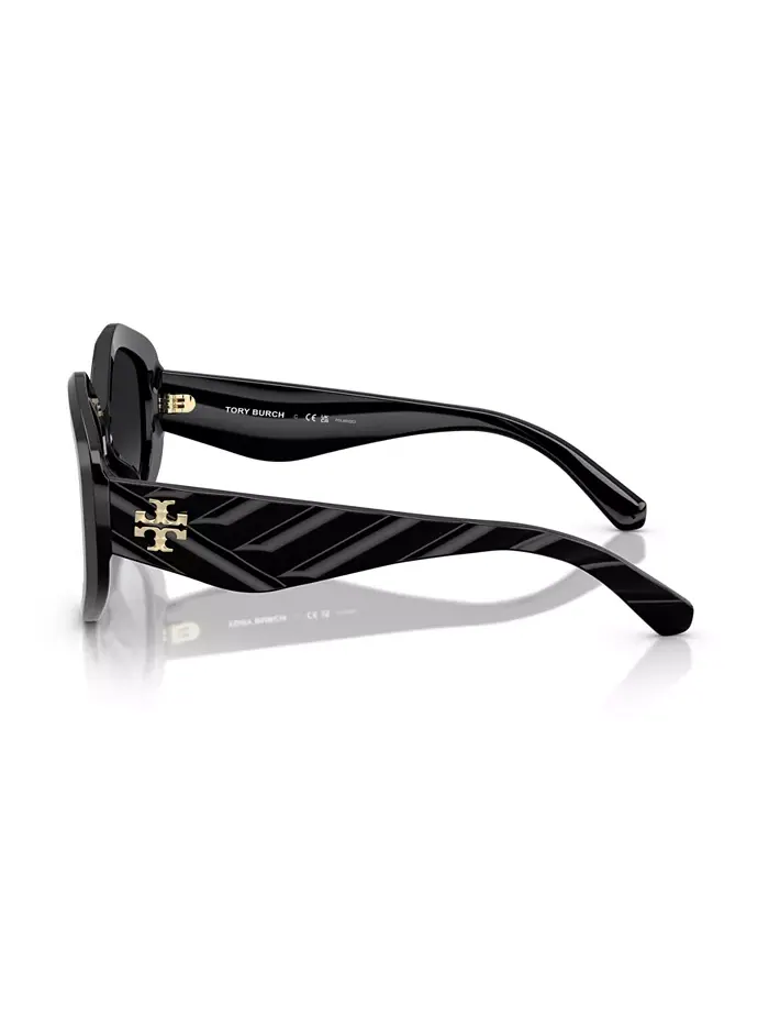 Женские поляризационные солнцезащитные очки, TY7217U Tory Burch — изображение 4 из 6, черный