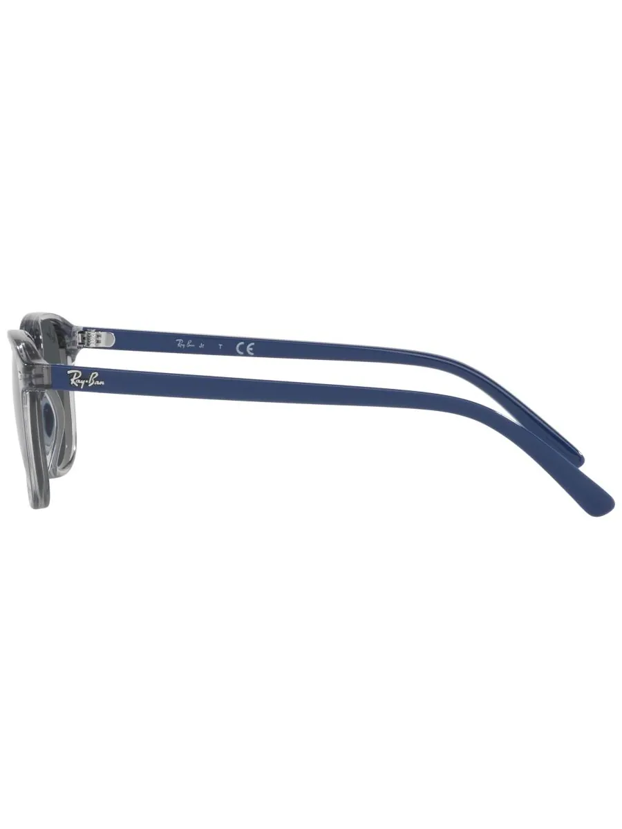Детские солнцезащитные очки, RB9093 (для детей 7-10 лет) Ray-Ban Jr — изображение 2 из 6, прозрачный синий