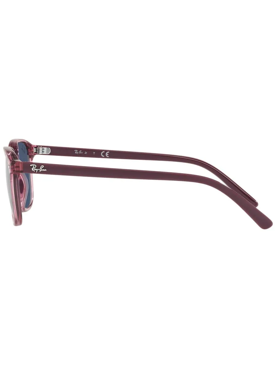 Детские солнцезащитные очки, RB9093 (для детей 7-10 лет) Ray-Ban Jr — изображение 2 из 6, прозрачный розовый