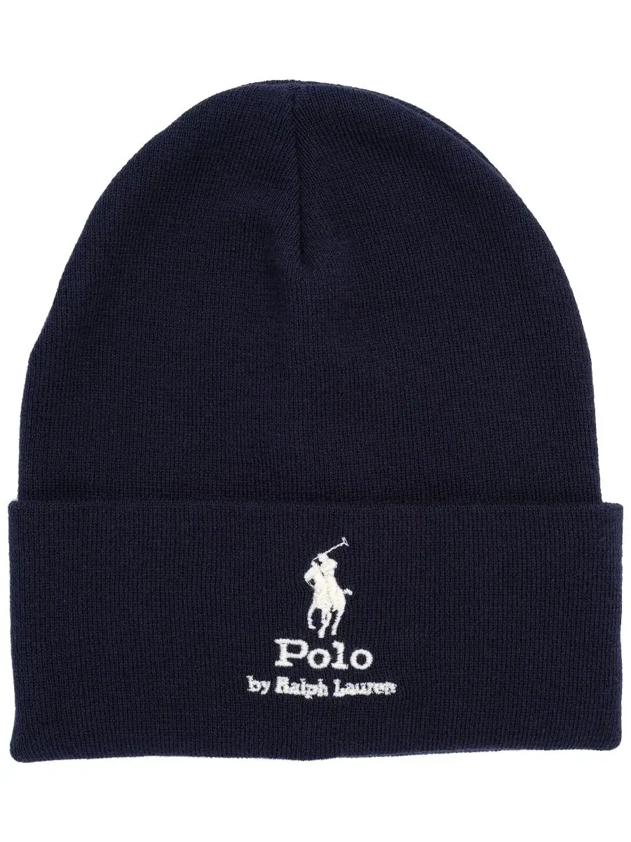 Шапка-бини с вышивкой Silhouette Polo Ralph Lauren