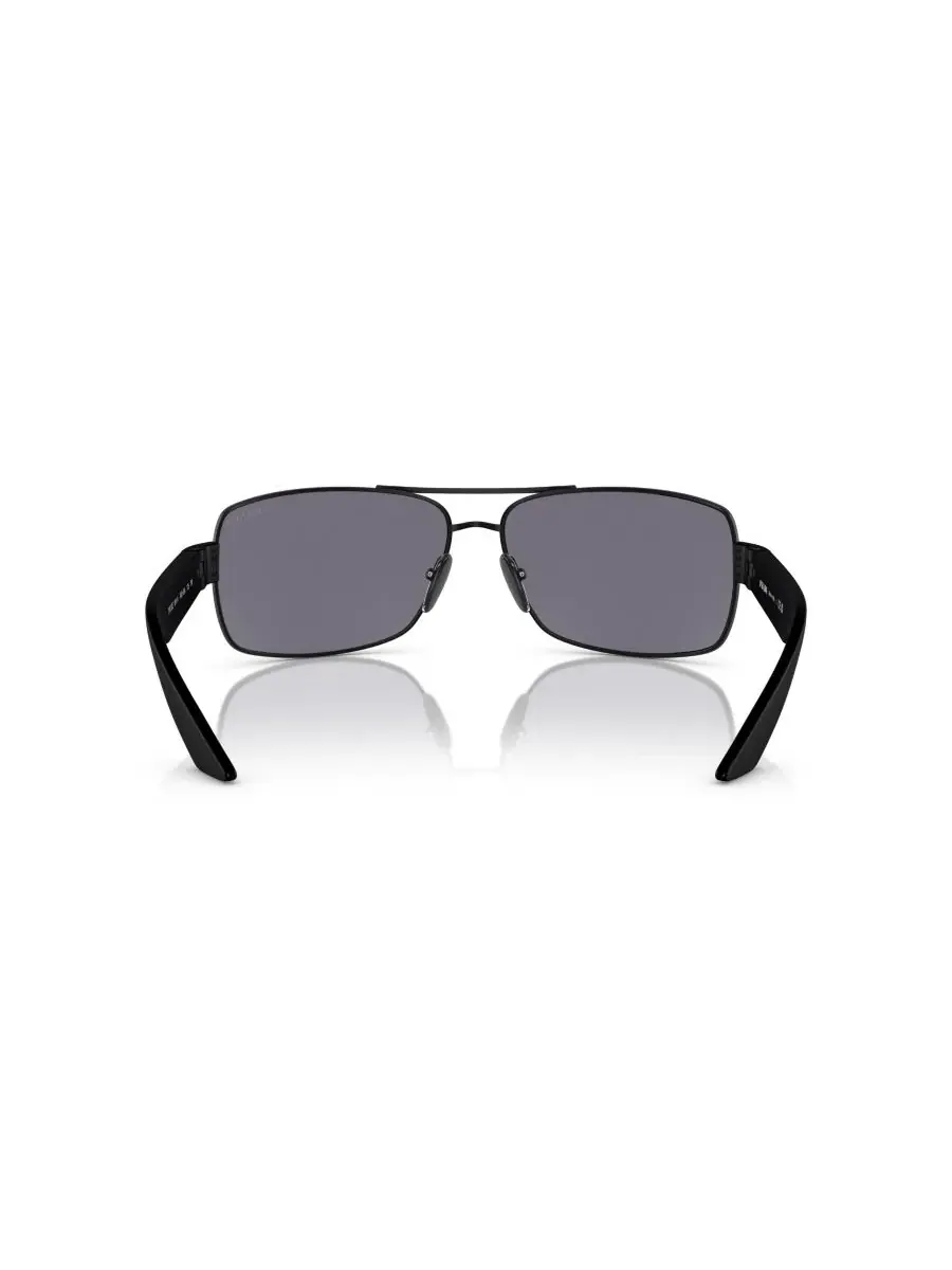 Мужские солнцезащитные очки Prada Linea Rossa прямоугольной формы, PS 50ZS Persol — изображение 4 из 5, черный