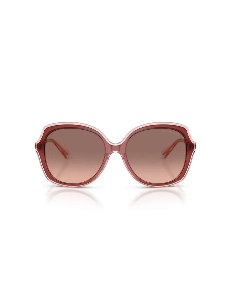 Женские квадратные солнцезащитные очки Canary Islands, MK2273U Michael Kors — изображение 2 из 6, розовое дерево