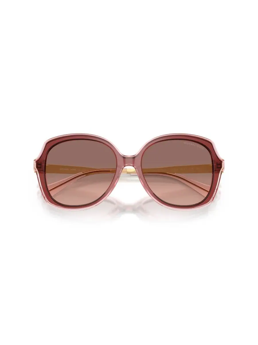 Женские квадратные солнцезащитные очки Canary Islands, MK2273U Michael Kors — изображение 5 из 6, розовое дерево