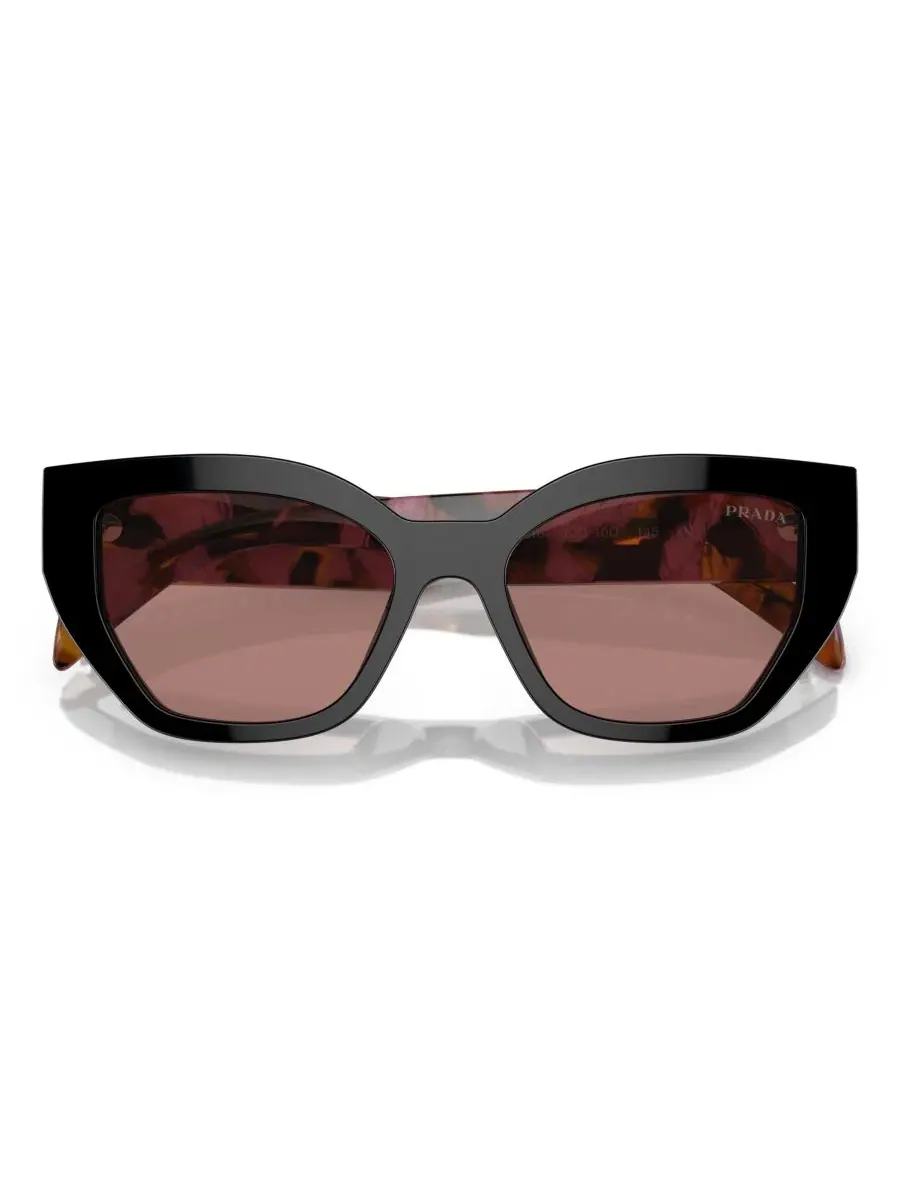 Очки солнцезащитные PRADA Lettering Butterfly — изображение 4 из 5, махагони