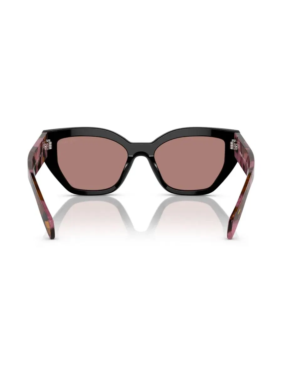 Очки солнцезащитные PRADA Lettering Butterfly — изображение 5 из 5, махагони