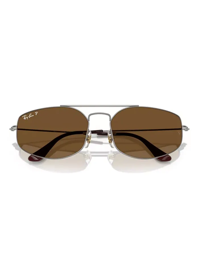 Унисекс поляризованные солнцезащитные очки Explorer 5, RB3845 Ray-Ban — изображение 5 из 6, коричневый