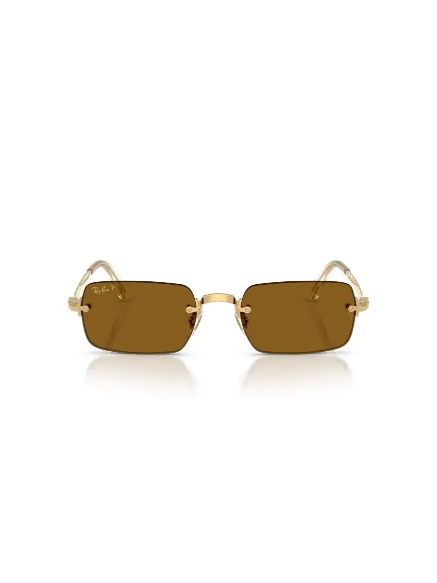 Солнцезащитные очки-авиатор Ray-Ban RB3928 — изображение 2 из 7, золотистый