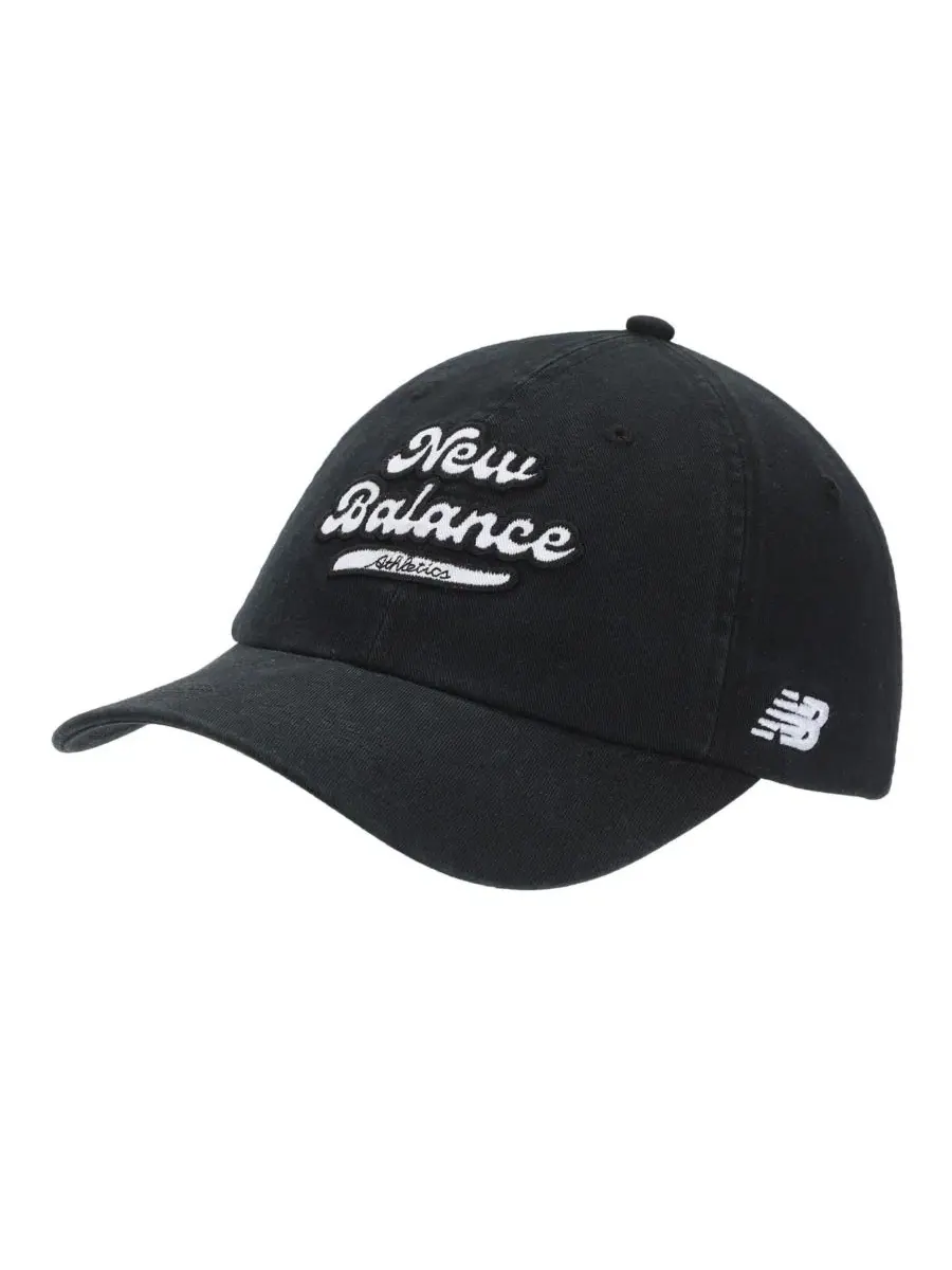 Женская кепка Legacy Black с 6 панелями и логотипом NB Stacked Logo New Balance