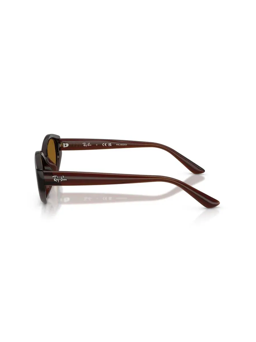 Солнцезащитные очки с геометрической оправой RB4473D Ray-Ban — изображение 3 из 7, коричневый