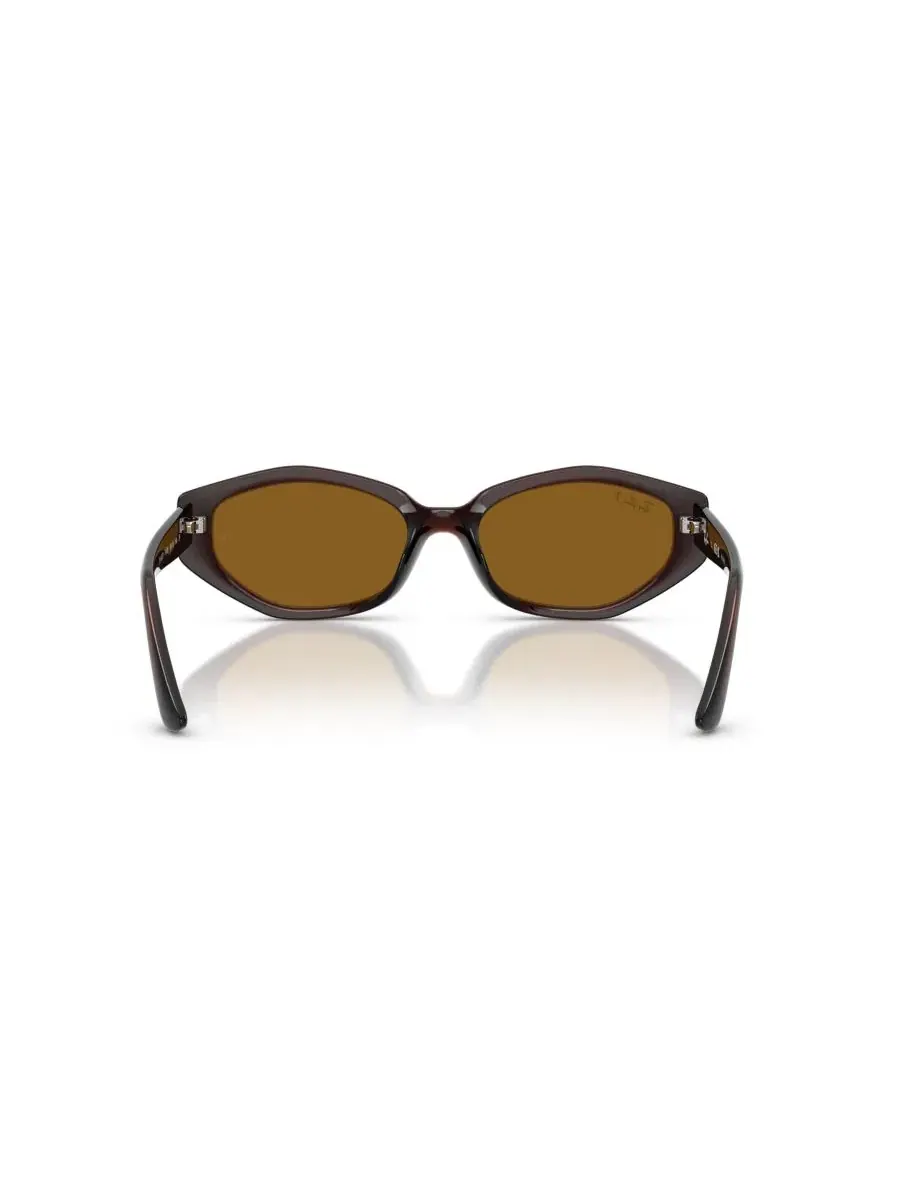 Солнцезащитные очки с геометрической оправой RB4473D Ray-Ban — изображение 4 из 7, коричневый