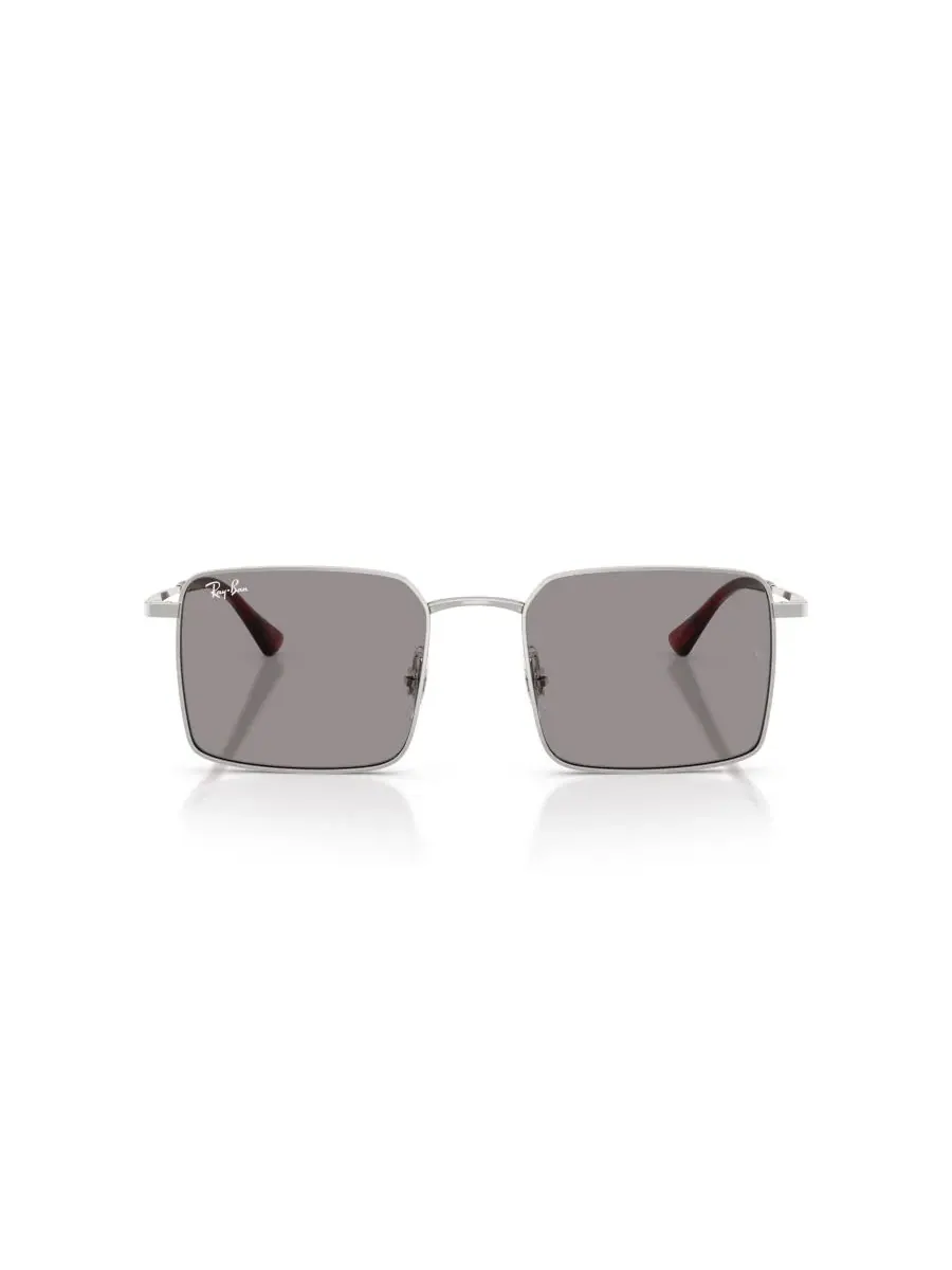 Солнцезащитные очки унисекс квадратной формы, RB3782 Ray-Ban — изображение 3 из 8, серебряный