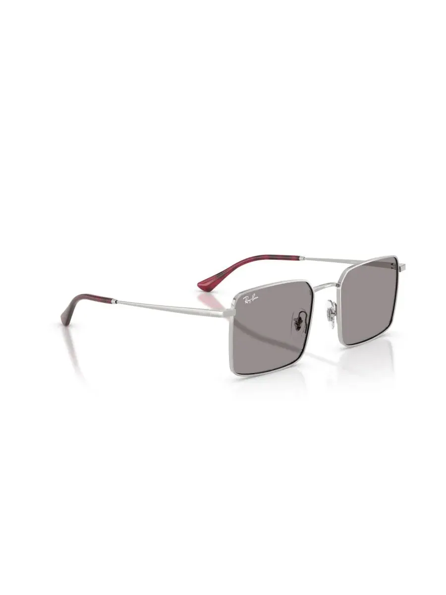 Солнцезащитные очки унисекс квадратной формы, RB3782 Ray-Ban — изображение 6 из 8, серебряный