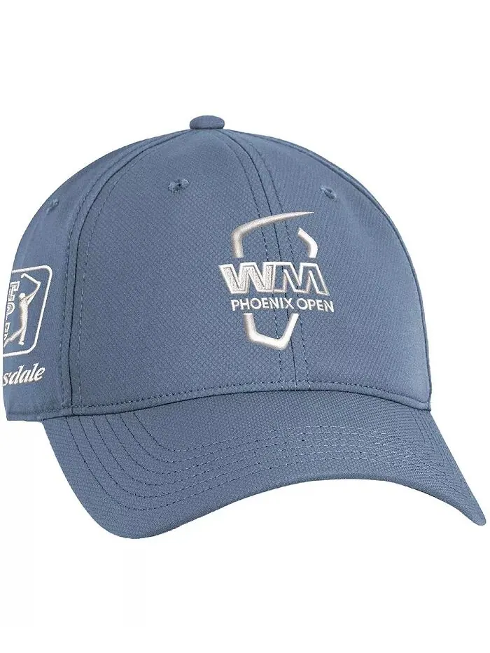 Мужская и женская синяя кепка WM Phoenix Open Frio Ultimate Fit AeroSphere Tech Adjustable Ahead — изображение 2 из 4