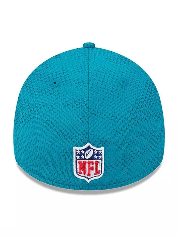 Мужская кепка Jacksonville Jaguars 2024 Sideline 39THIRTY Flex, цвет бирюзовый New Era — изображение 3 из 4