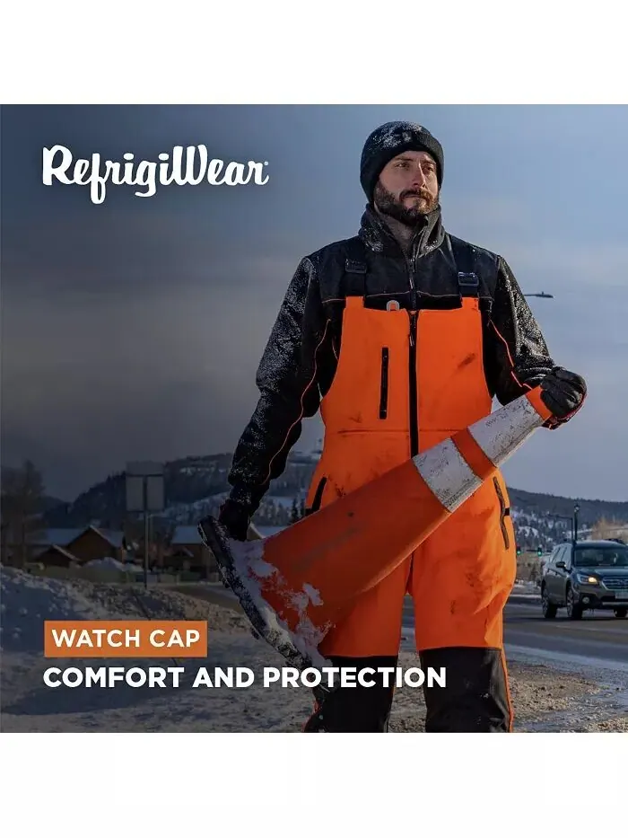 Мужская зимняя кепка из смеси шерсти черного цвета для часов RefrigiWear — изображение 2 из 3, черный