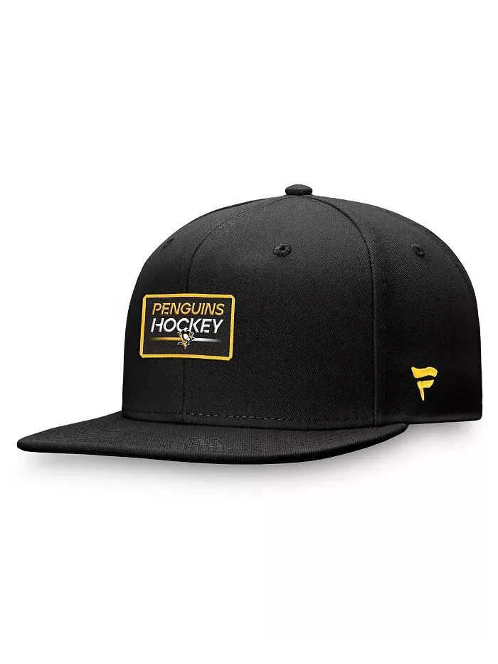 Мужская черная бейсболка Pittsburgh Penguins Authentic Pro Prime Snapback Fanatics