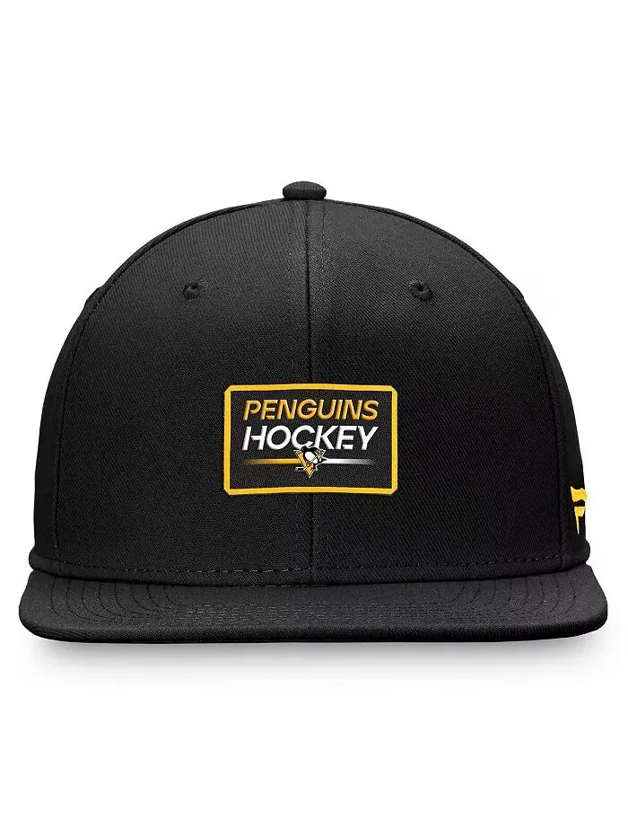 Мужская черная бейсболка Pittsburgh Penguins Authentic Pro Prime Snapback Fanatics — изображение 4 из 4