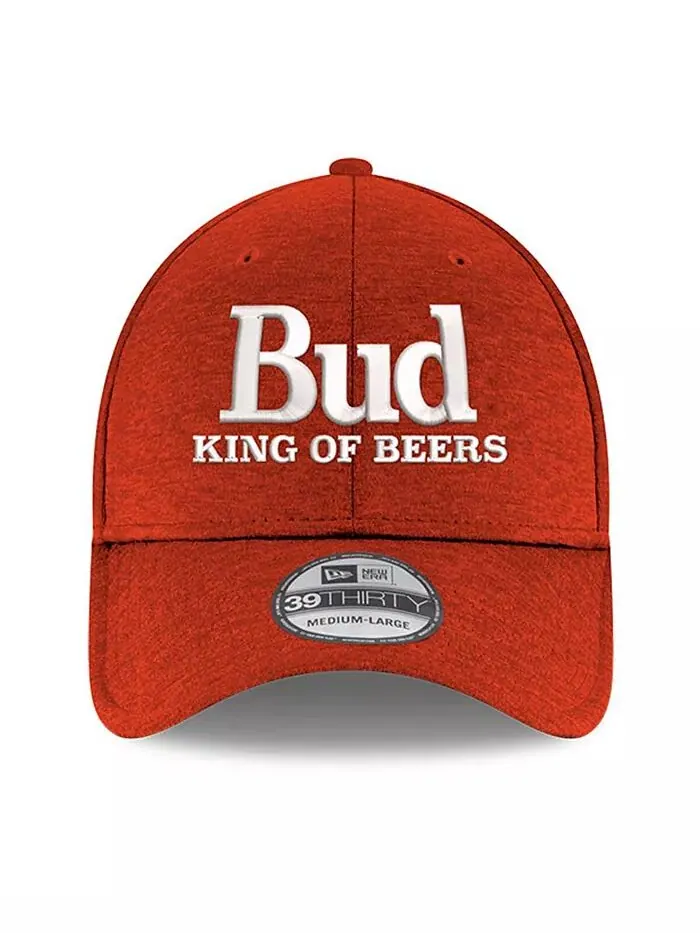 Мужская алая кепка Hendrick Motorsports Budweiser 39THIRTY Flex New Era — изображение 4 из 4
